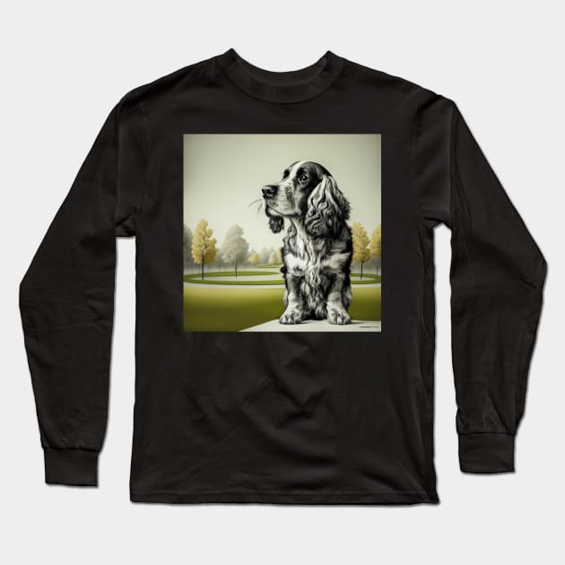 Cocker Spaniel Long Sleeve T-Shirt by JimDeFazioPhotography